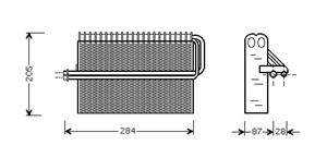 Opel Airco Verdamper -95