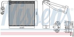 NISSENS Verdampfer FORD,MAZDA,VOLVO 92297 1333921,1513878,BBP261J10 Klimaverdampfer,Verdampfer, Klimaanlage BP4K61J10,1383888,BPYK61J1Z,CCY361J1Z