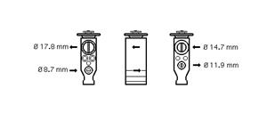 Expansionsventil, Klimaanlage Van Wezel 09001245