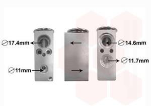 Expansionsventil, Klimaanlage Van Wezel 09011201