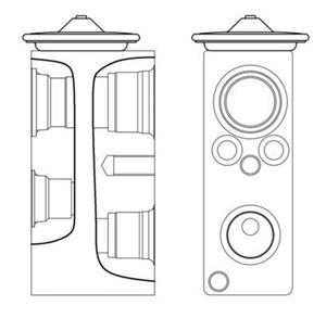 mahleoriginal Expansionsventil, Klimaanlage Mahle Original AVE 3 000S
