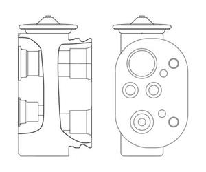 mahleoriginal Expansionsventil, Klimaanlage Mahle Original AVE 4 000S