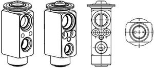 mahleoriginal Expansionsventil, Klimaanlage Mahle Original AVE 68 000P