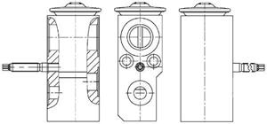 mahleoriginal Expansionsventil, Klimaanlage Mahle Original AVE 83 000P