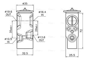 Citroen Expansieventiel, airconditioning