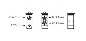 Hyundai Expansieventiel, airconditioning