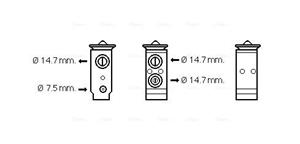 Kia Expansieventiel, airconditioning