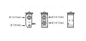 Kia Expansieventiel, airconditioning