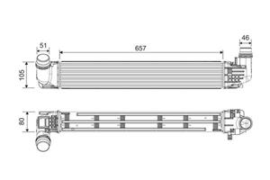 Dacia Intercooler, inlaatluchtkoeler