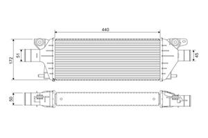 Fiat Intercooler, inlaatluchtkoeler