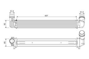 Renault Intercooler, inlaatluchtkoeler