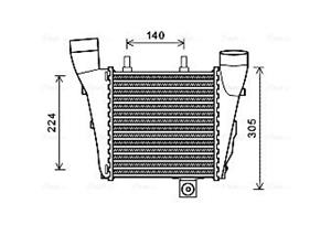 Audi Intercooler, inlaatluchtkoeler