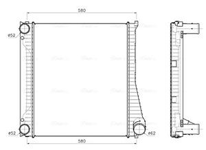 Land Rover Intercooler, inlaatluchtkoeler