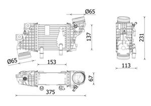 Volkswagen Intercooler, inlaatluchtkoeler