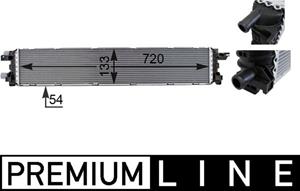 mahleoriginal Niedertemperaturkühler, Ladeluftkühler mitte Mahle Original CIR 13 000P