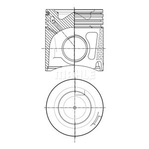 Kolben MAHLE 007 PI 00150 000