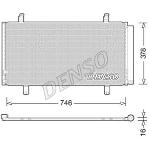 Kondensator, Klimaanlage Denso DCN50048