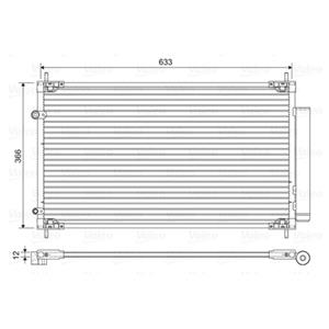 Valeo Condensor, airconditioning  822604