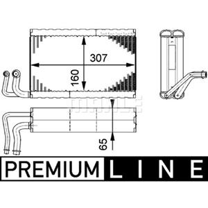 Mahle Verdamper, airconditioning BEHR  AE 68 000P