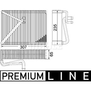 Mahle Verdamper, airconditioner BEHR  AE 87 000P