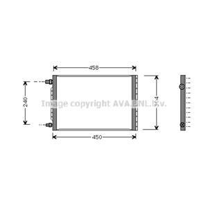 Ava Cooling Condensor, airconditioning  UV5007