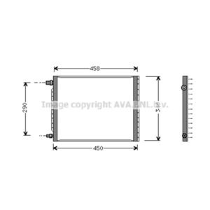 Ava Cooling Condensor, airconditioning  UV5008