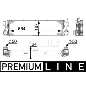 Mahle Intercooler BEHR  CI 180 000P