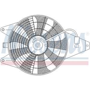 Nissens Ventilator, motorkoeling  85375