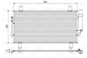 Mitsubishi Condensor, airconditioning