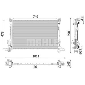 Mahle Radiateur BEHR  CR 2637 000P