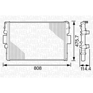 Magneti Marelli Radiator, motorkoeling  350213120900