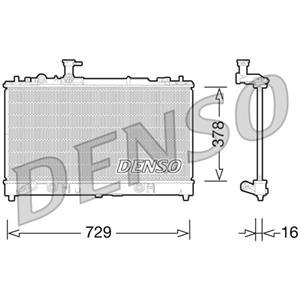 Denso Radiator, motorkoeling  DRM44026