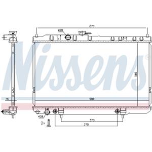 Nissens Radiateur  68736