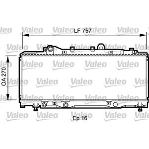 Valeo Radiator, motorkoeling  731980