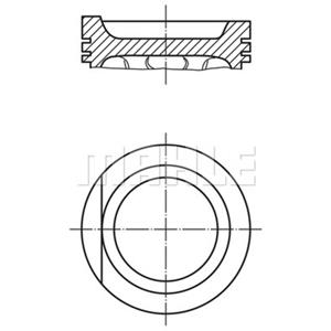 Mahle Zuiger  034 76 02