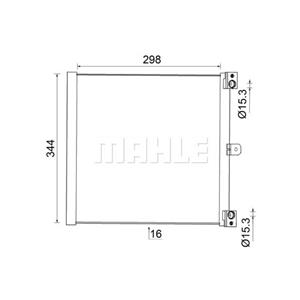 Mahle Condensator, airconditioner BEHR  AC 948 000S