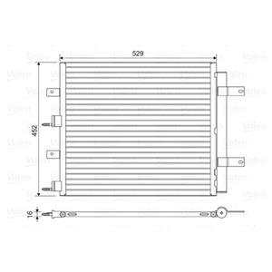 Valeo Condensator, Airconditioner  814196