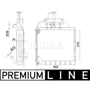 Mahle Radiator, motorkoeling BEHR  CR 2302 000P