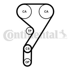 Contitech Waterpomp + distributieriem set  CT1211WP2PRO