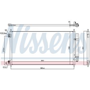 Nissens Condensor, airconditioning  941152