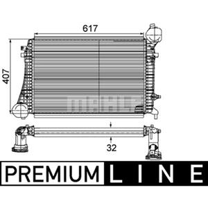 Mahle Intercooler BEHR  CI 167 000P