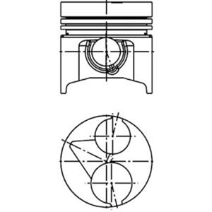 Kolben Kolbenschmidt 40410620