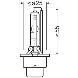 OSRAM 66440XNN Xenon Leuchtmittel Xenarc Night Breaker Laser D4S 35W 42V