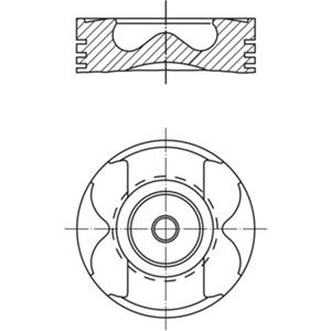 Mahle Zuiger  021 PI 00129 002