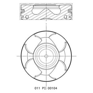 Mahle Zuiger  011 PI 00104 000