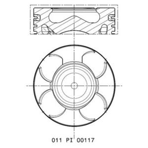 Mahle Zuiger  011 PI 00117 000