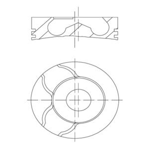 Mahle Zuiger  021 PI 00122 002