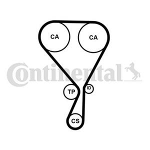 Contitech Distributieriemset  CT 1228 K2