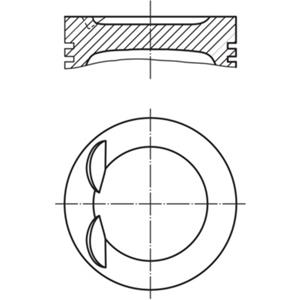 Kolben MAHLE 028 PI 00134 001