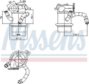 Skoda Koeler, uitlaatterugvoering ** FIRST FIT **